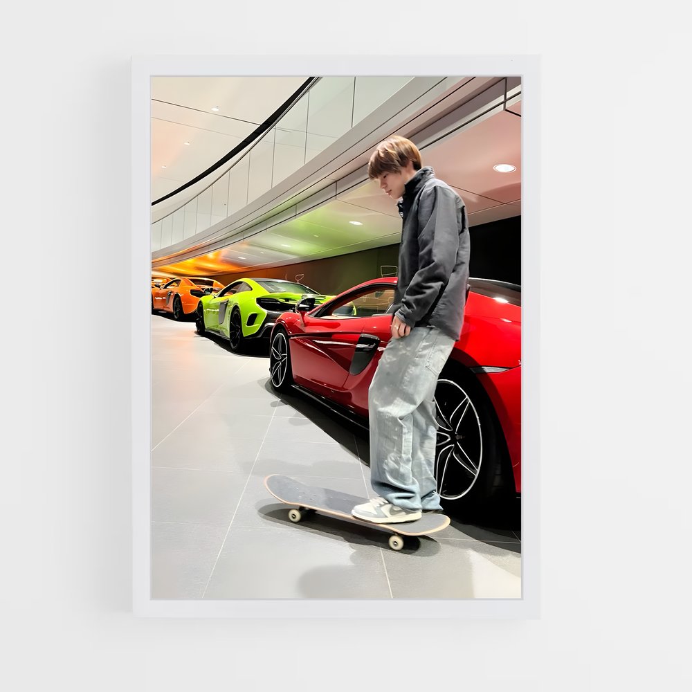 Poster Skate Life – affiche Skateboard (vue 3)